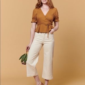 Whimsy and Row wrap top